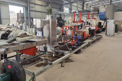 Single-Stage Sistem Pelletisasi Plastik Twin Screw